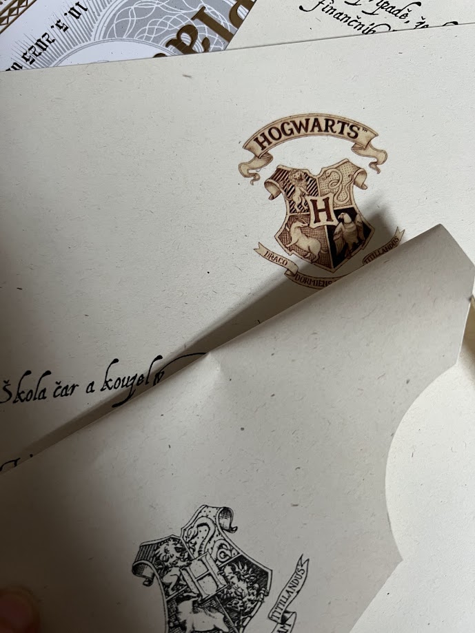 harry potter svatebni oznameni