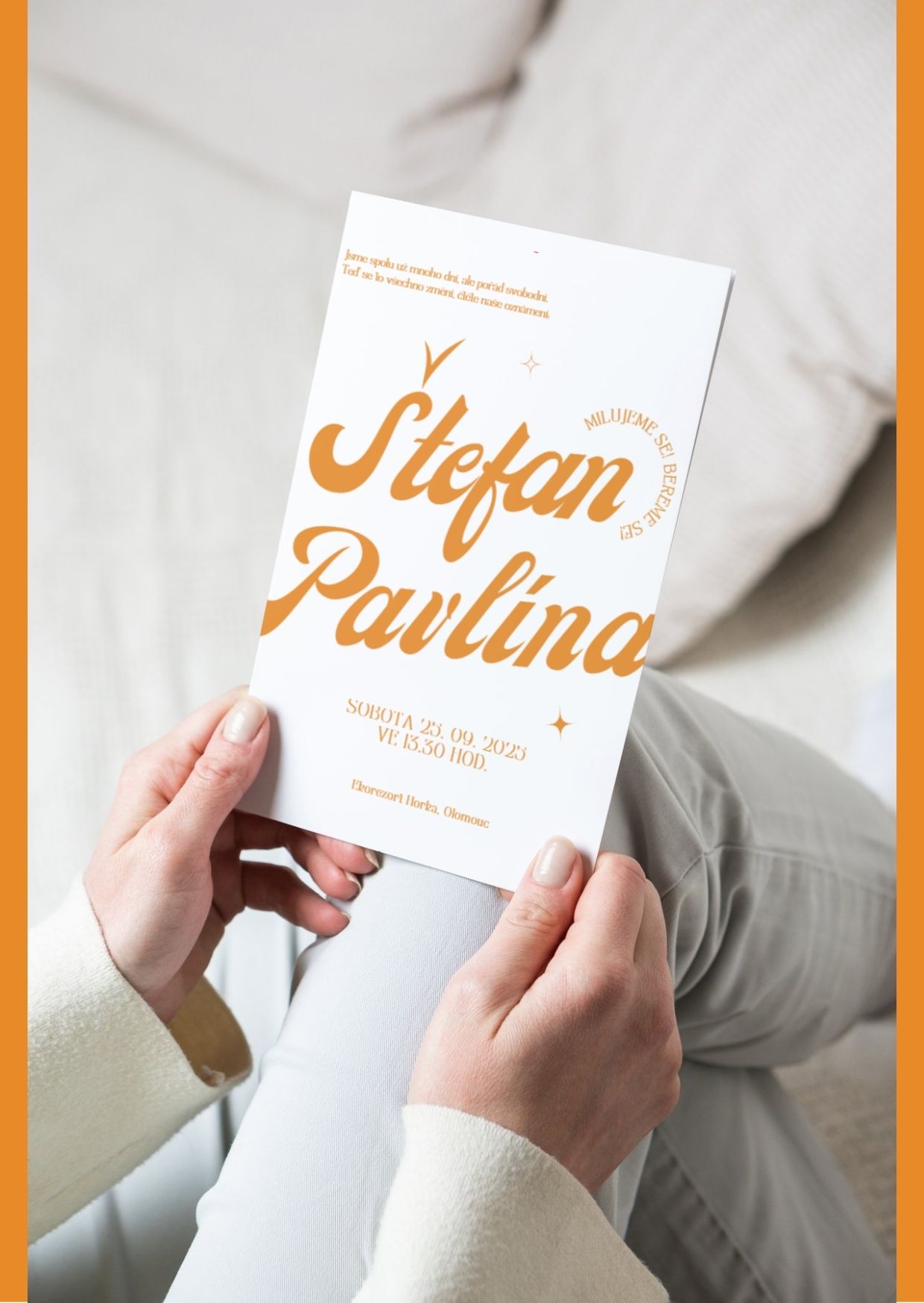 Canva šablona – Svatební oznámení Retro#1 - Image 2